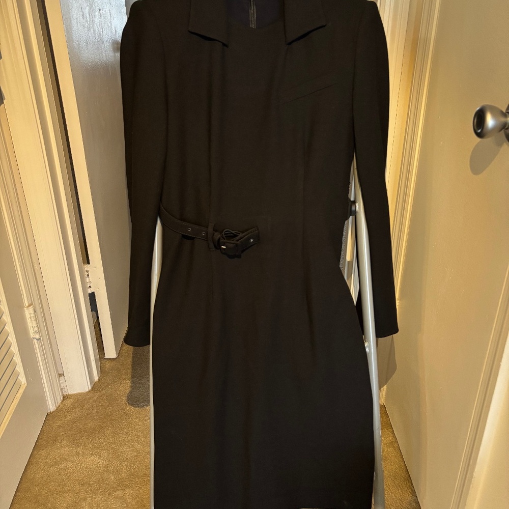 Jean Paul Gaultier 1990s wool crepe dress SALE